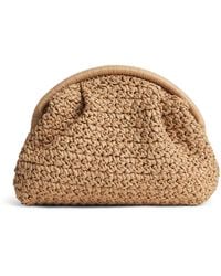 Eleventy - Raffia Woven Clutch Bag - Lyst