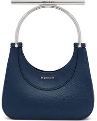McQueen - Mini Lambskin T-Bar Top-Handle Bag - Lyst