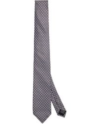 Pal Zileri - Silk Geometric Print Tie - Lyst