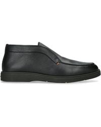 Santoni - Leather Detroit Ankle Boots - Lyst