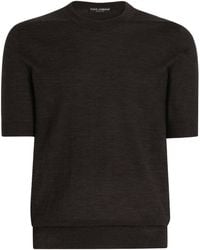 Dolce & Gabbana - Cashmere T-Shirt Sweater - Lyst