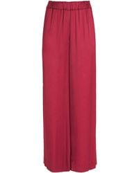 LIBEROWE - Satin Palazzo Trousers - Lyst