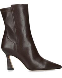 Stuart Weitzman - Leather Vinnie Ankle Boots 85 - Lyst