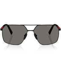 Prada Linea Rossa - Metal A50S Aviator Sunglasses - Lyst