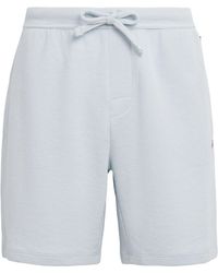 BOSS - Waffle-Knit Logo Shorts - Lyst