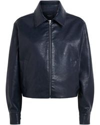 Rag & Bone - Faux Leather Krista Bomber Jacket - Lyst