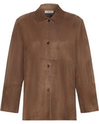 Max Mara - Suede Shirt Jacket - Lyst