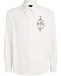 Simone Rocha - Cotton Crystal-Embellished Shirt - Lyst