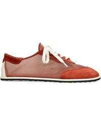 Dear Frances - Mesh Lace-Up Sneakers - Lyst