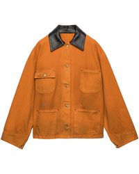 Prada - Canvas Oversized Jacket - Lyst