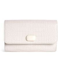 Jeffrey Levinson - Leather Croc-Embossed Clutch Bag - Lyst