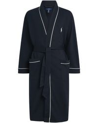 Polo Ralph Lauren - Cotton-Blend Jersey Bath Robe - Lyst