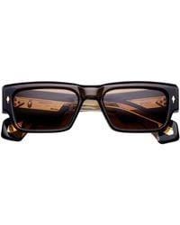 Jacques Marie Mage - Engel Rectangular Sunglasses - Lyst