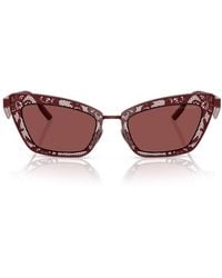 Dolce & Gabbana - Steel Rectangular Sunglasses - Lyst