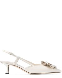 Jimmy Choo - Mimmi 50 Leather Slingback Mules - Lyst