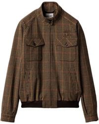 Miu Miu - Virgin Wool Houndstooth Jacket - Lyst