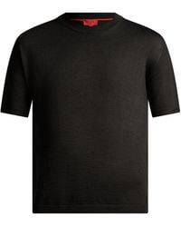 Isaia - Wool-Blend T-Shirt - Lyst