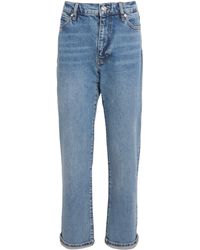 FRAME - The Borrowed Straight Jeans - Lyst