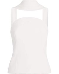 Roland Mouret - Bustier Moon Top With Scarf - Lyst