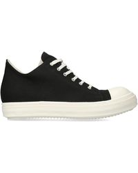 Rick Owens - Denim Tower Lace-Up Sneakers - Lyst