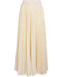 Eleventy - Pleated Maxi Skirt - Lyst