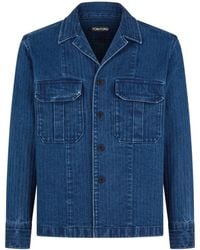 Tom Ford - Denim Overshirt - Lyst