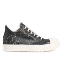 Rick Owens - Drkshdw Megacrust Denim Classic Low-Top Sneakers - Lyst