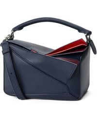 Loewe - Small Leather Layers Puzzle Top-Handle Bag - Lyst