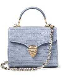 Aspinal of London - Mini Leather Mayfair Top-Handle Bag - Lyst