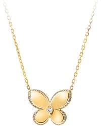 Graff - And Diamond Butterfly Necklace - Lyst