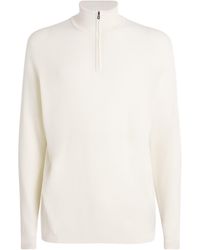 Sease - Virgin Wool Quarter-Zip Sweatshirt - Lyst