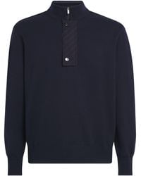 Paul & Shark - Virgin Wool Quarter-Zip Sweater - Lyst