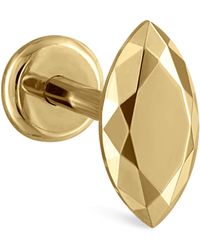 Maria Tash - Faceted Marquise Threaded Stud Single Earring - Lyst