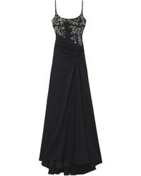 McQueen - Crepe Satin Embellished Gown - Lyst