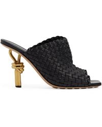 Bottega Veneta - Leather Knot Mules - Lyst