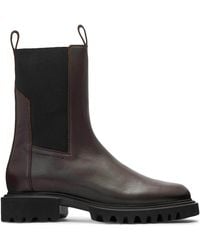AllSaints - Leather Hallie Chelsea Boots - Lyst