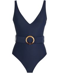 Heidi Klein - Porto Cervo Belted Swimsuit - Lyst