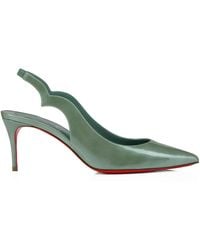 Christian Louboutin - Hot Chick Sling Patent Leather Slingback Pumps 70 - Lyst