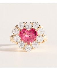 Retrouvai - Diamond And Spinel Heirloom Ring - Lyst