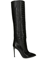 Paris Texas - Croc-Embossed Knee-High Boots 105 - Lyst