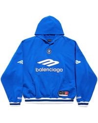 Balenciaga - Oversized Logo Hoodie - Lyst