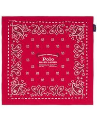 Polo Ralph Lauren - Cotton Logo Bandana Scarf - Lyst