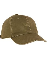 Saint Laurent - Washed Denim Cap - Lyst
