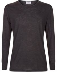Zimmerli of Switzerland - Wool And Silk Long-Sleeved Top - Lyst