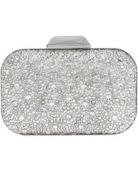 Jimmy Choo - Crystal-Embellished Cloud Clutch Bag - Lyst