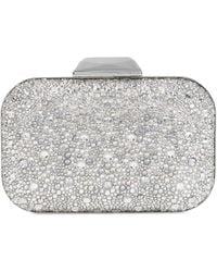 Jimmy Choo - Crystal-Embellished Cloud Clutch Bag - Lyst