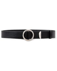 Givenchy - Leather Hoop-Buckle Belt - Lyst