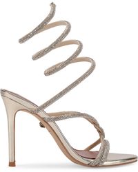 Kurt Geiger - Embellished Spiral Sandals 90 - Lyst