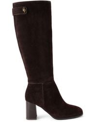Kurt Geiger - Suede Windsor Knee-High Boots - Lyst
