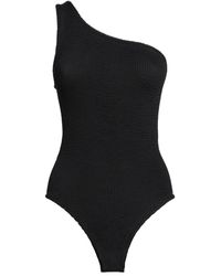 Hunza G - One-shoulder Nancy Swimsuit - Lyst